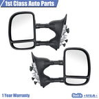 Pair Towing Mirrors for Ford F-250 F-350 F-450 Super Duty (1999–2007)