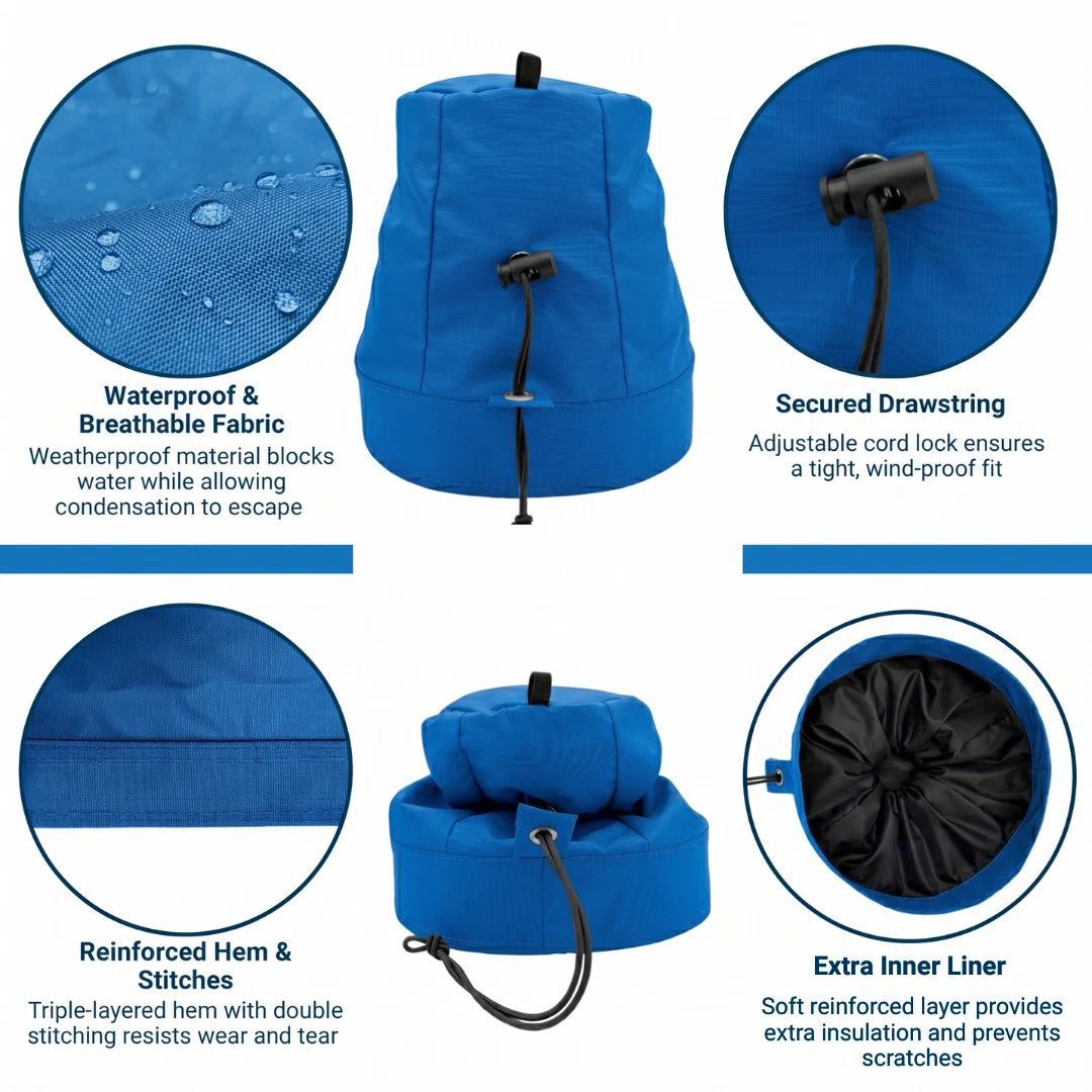 Winch Cover for Sailboat Yacht (Waterproof, Self-Tailing)