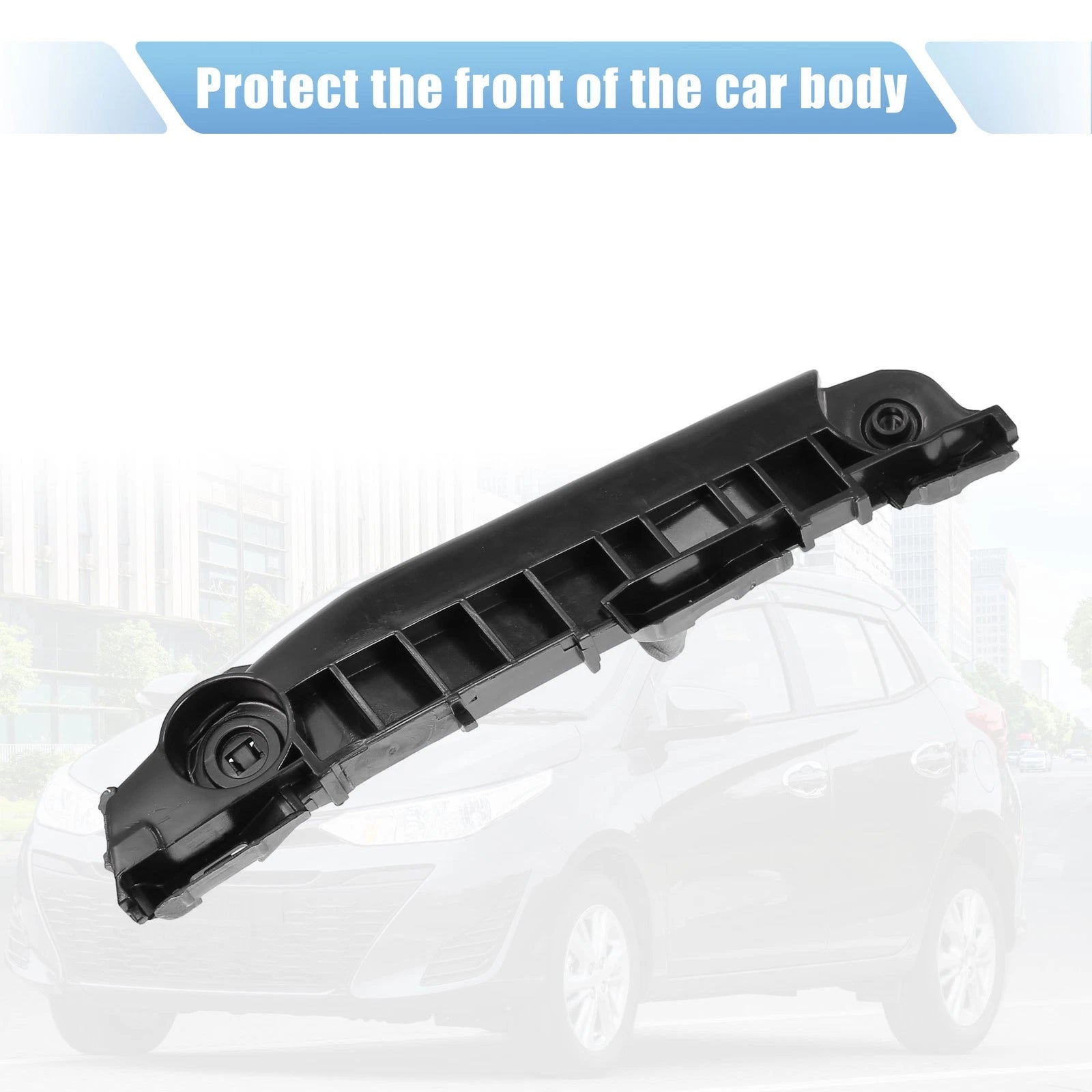 1 Pair Bumper Bracket Side Retainer for Toyota Yaris (2007–2009) No. 5253552060