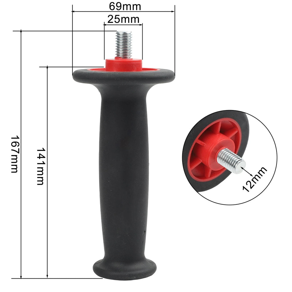 12mm Thread Side Handle for Angle Grinder (Shock Absorbing)