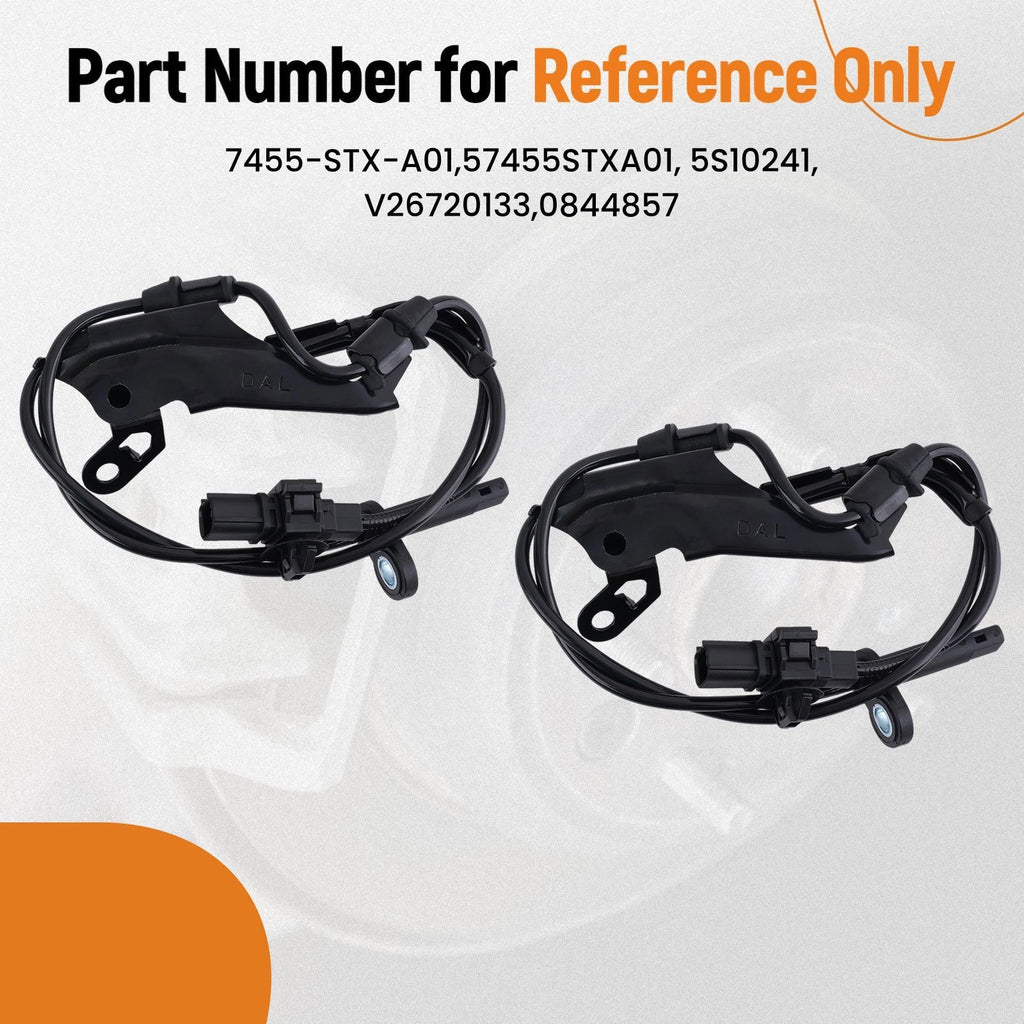 2X ABS Wheel Speed Sensor for Honda Pilot (2009-2015) Front Left Right