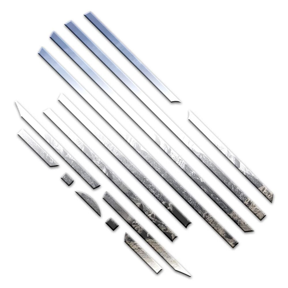 Luxury Chrome Straight Accent Trim Kit for 2010-2014 Cadillac CTS (14pc)