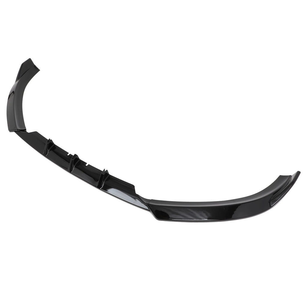 Front Lip Spoiler for Audi A4 B8 S-Line (2009–2012) - Glossy Black