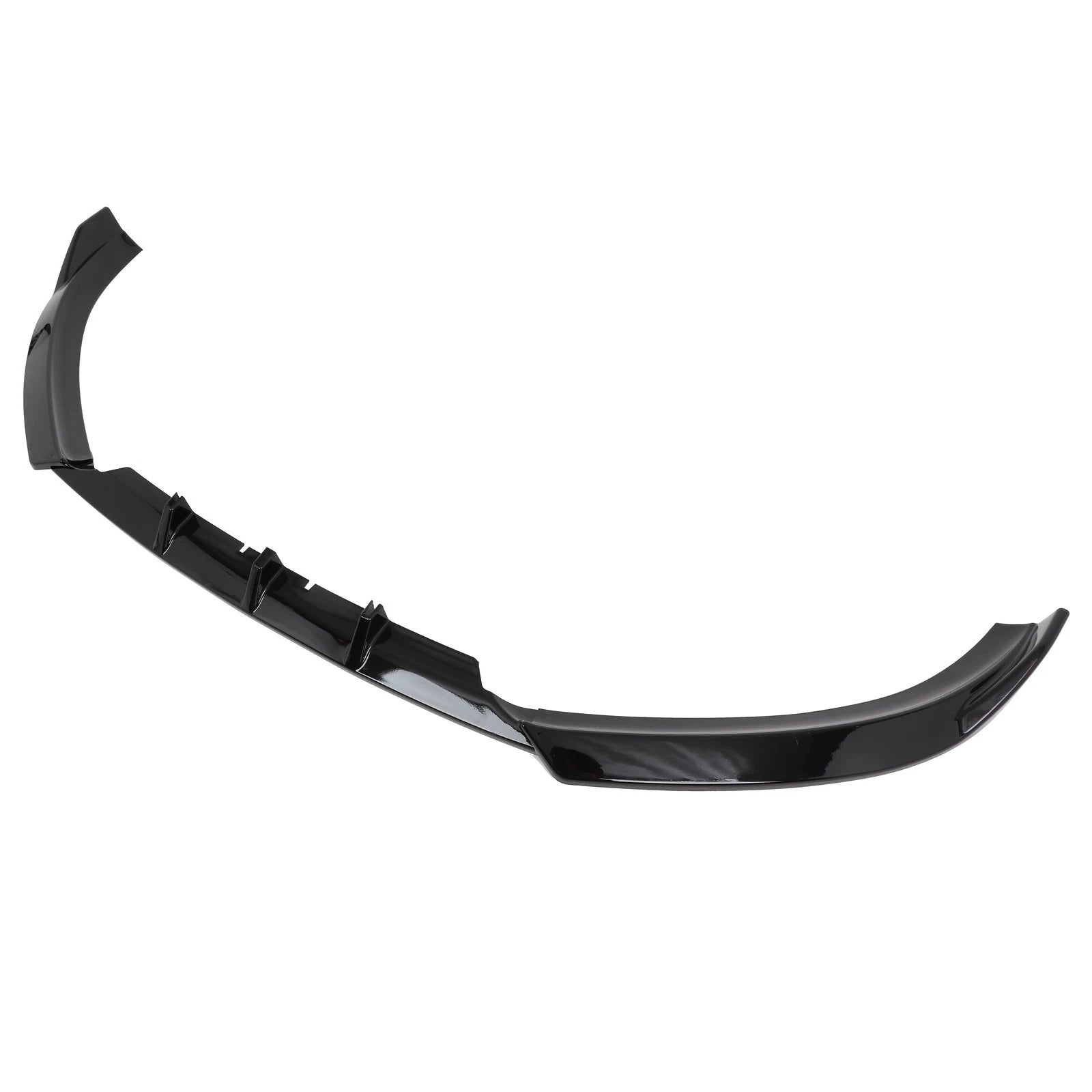 Front Lip Spoiler for Audi A4 B8 S-Line (2009–2012) - Glossy Black