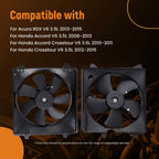 Pair Cooling Fans for Honda Accord (2008-2012)