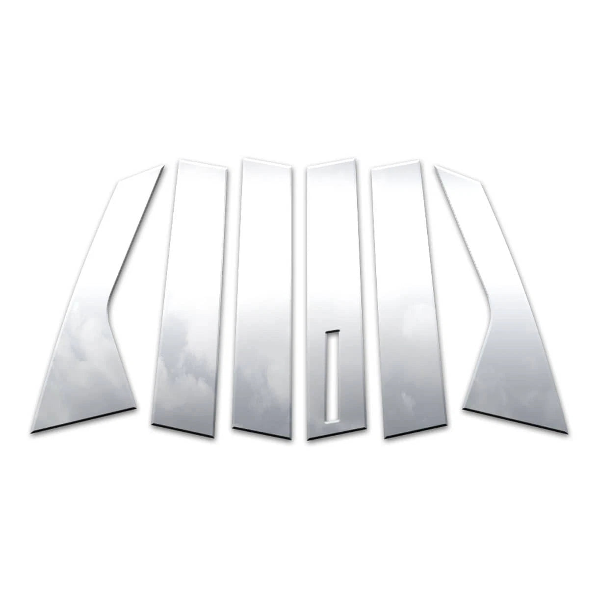 Pillar Post Covers Diamond Grade 6pc Replacement for Ford Edge (2015–2024)