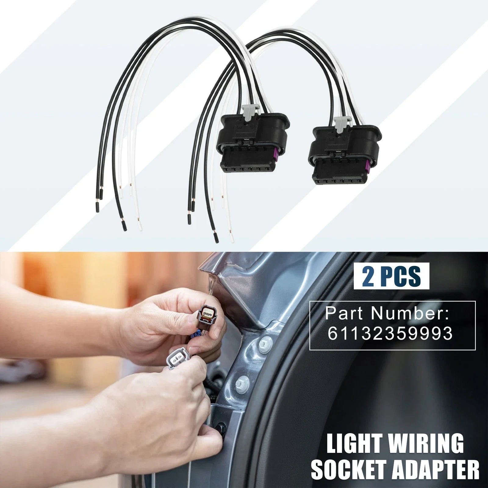 Taillight License Lamp Wiring Socket for BMW F20