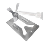 Compact Stainless Steel Soldering Iron with Stand Holder for Workshop Repairs