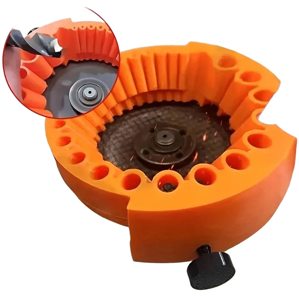 Drill Bit Grinder Sharpener for Angle Grinder (Fits 3/32 to 1/2 Inch Bits)