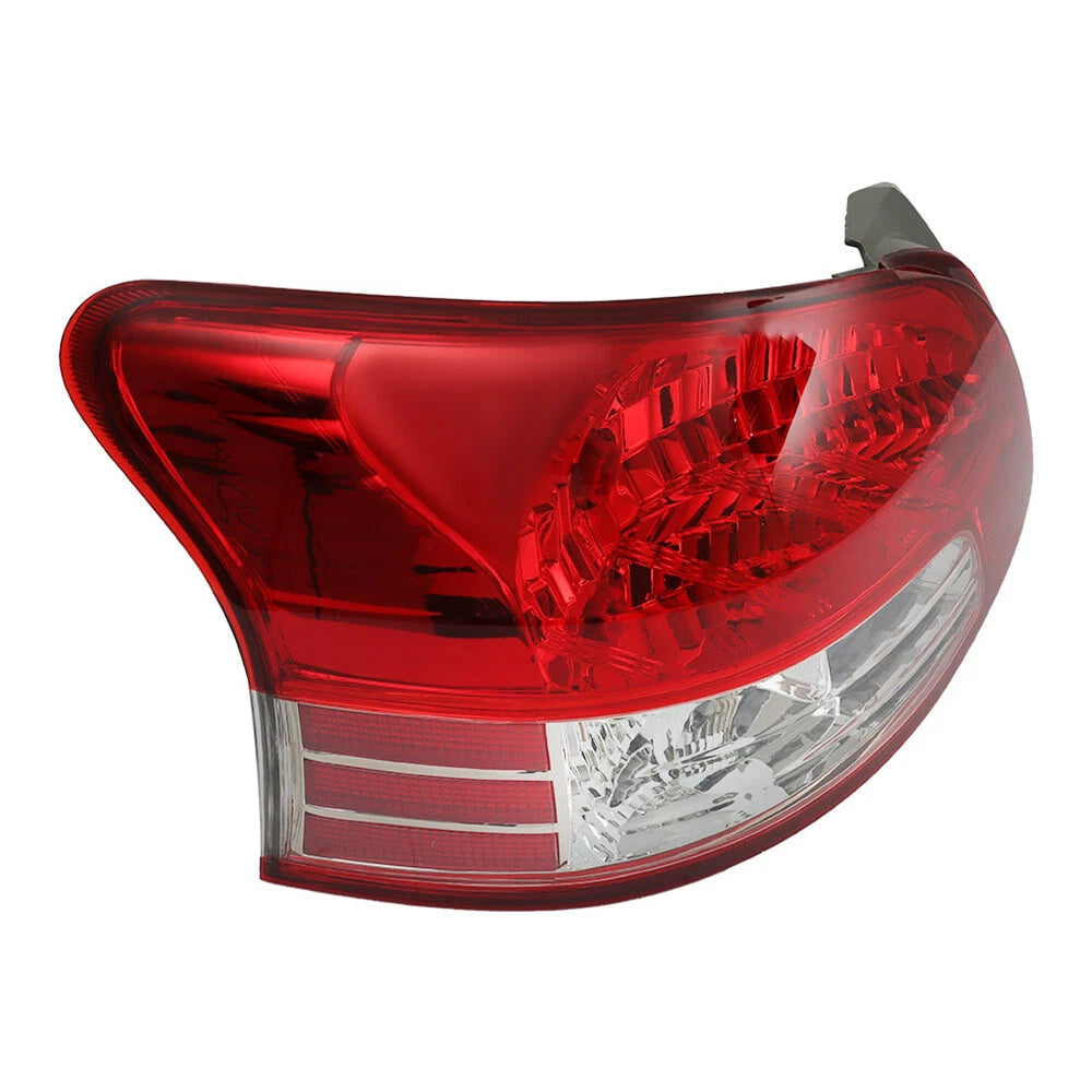 Clear & Red Lens Tail Lamp Assembly for Toyota Yaris (2007–2011)