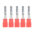 Set of 5 Carbide End Mills for Automotive Applications (3/16" Shank)