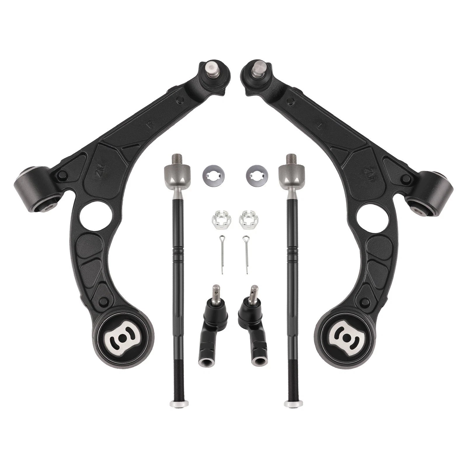 Front Lower Control Arm & Tie Rod Kit for 2013-2016 Dodge Dart (2.0L)