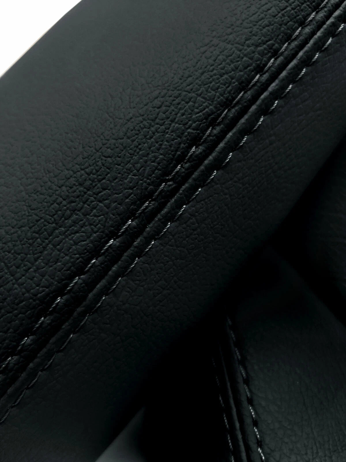 Set of 2 Front and Rear Door Armrest Covers for Acura TL (2004–2008) Black PVC Leather