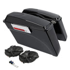 Hard Saddlebag with 5x7" Speakers for Harley Touring Street Glide (1994–2013)