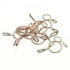 100 Pieces Double Wire Spring Hose Clamps for Universal Applications