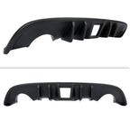 Rear Bumper Lip Diffuser Valance for Nissan 370Z (2009–2020) 4 Fins PP