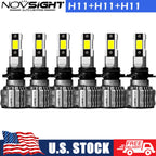 6X H11 LED Headlight Bulbs for Chevrolet Impala Limited (2014–2016)