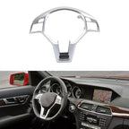 Steering Wheel Trim Cover in Silver for Mercedes-Benz C218 CLS Coupe