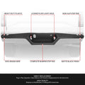 Rear Bumper Step Pad for Ford F-150 (2015–2020) OE Style Black