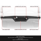 Rear Bumper Step Pad for Ford F-150 (2015–2020) OE Style Black
