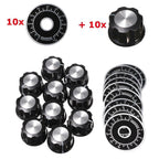 Rotary Potentiometer Knobs for 6mm Shaft (0-100 Scale)