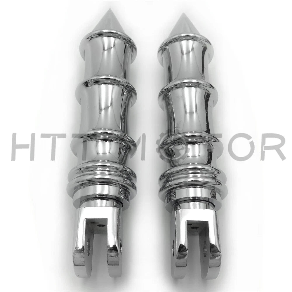Spike Bamboo Footpegs for Harley FXBB FXBR FXBRS FXLR (2018–2023)