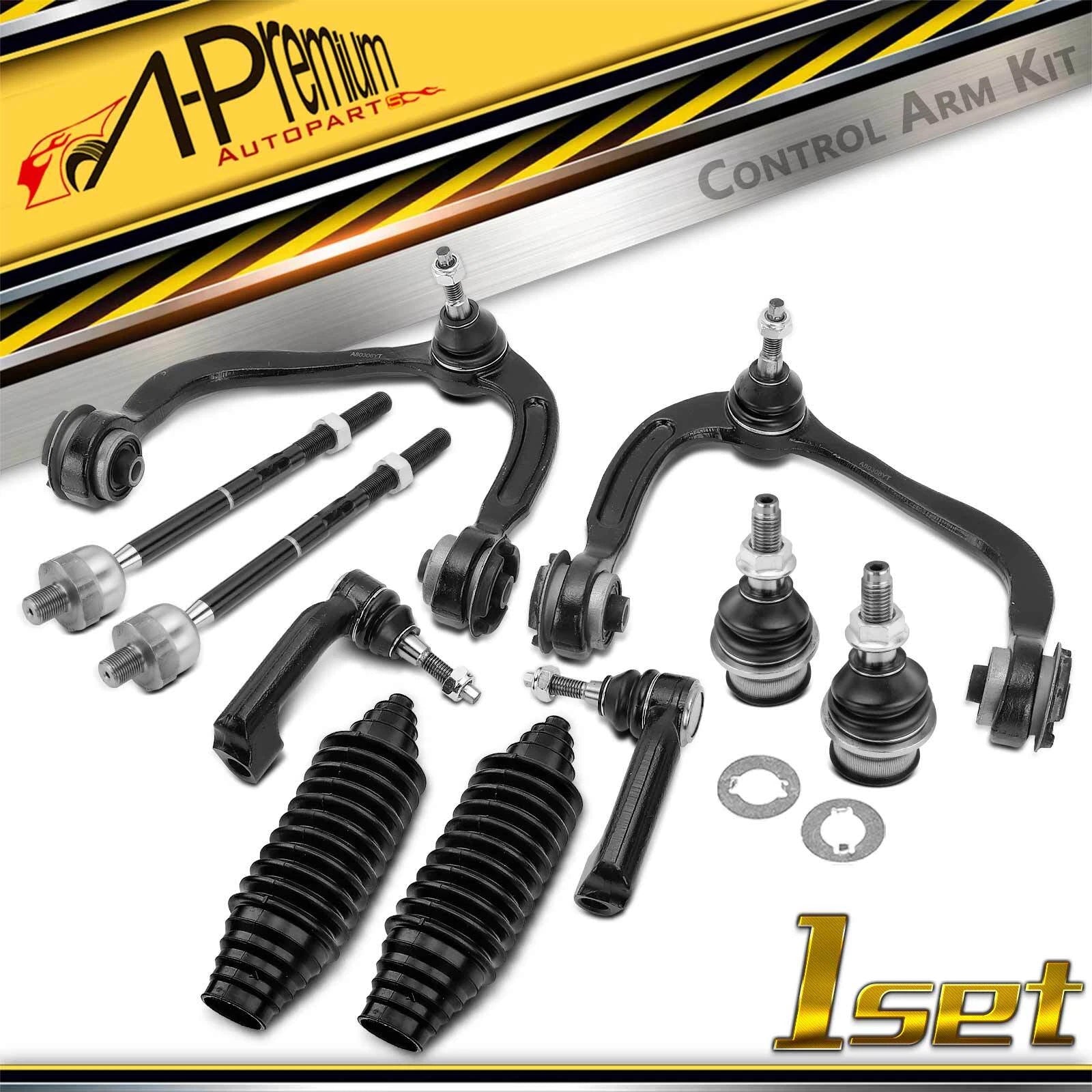 10x Front Control Arm Ball Joint Tie Rod for Lincoln Ford Expedition (2003–2023)