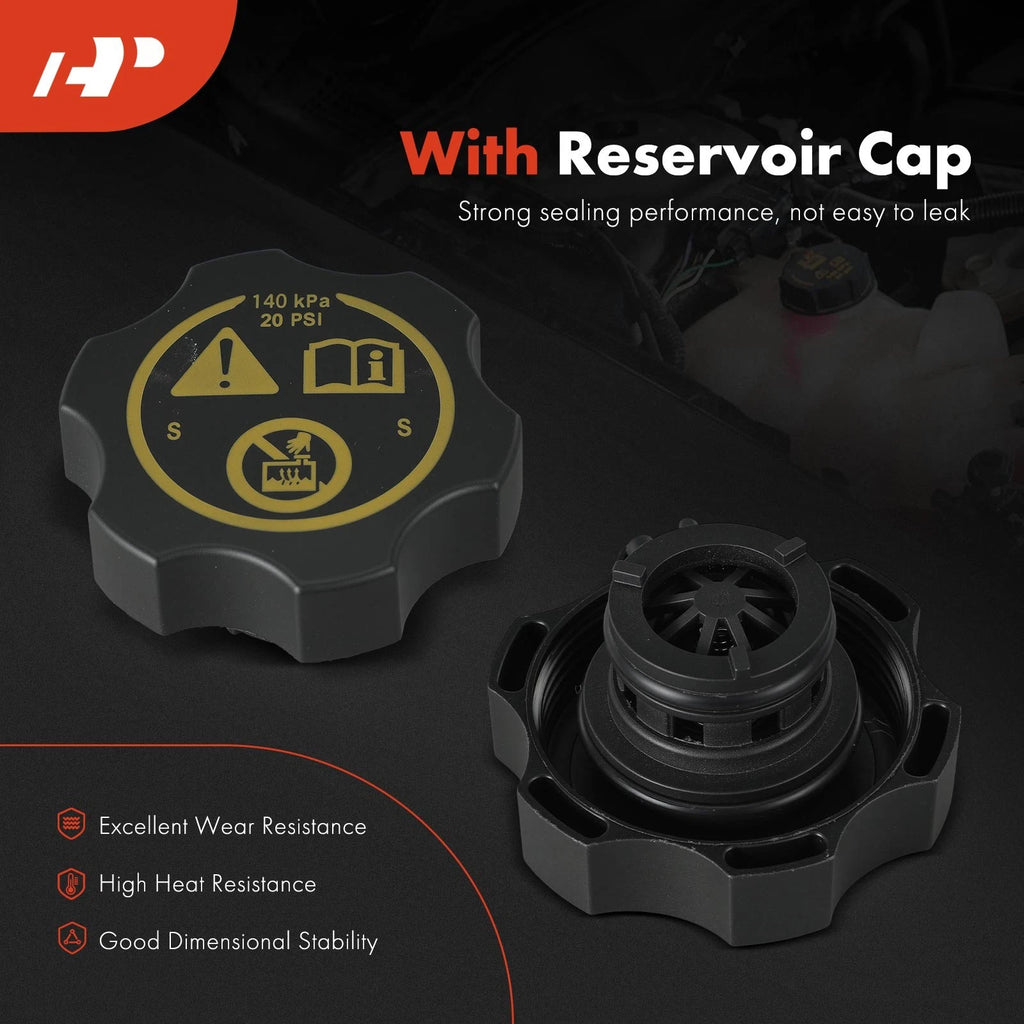 Engine Coolant Reservoir with Cap & Hose for Silverado 2500 HD (2017-2019)