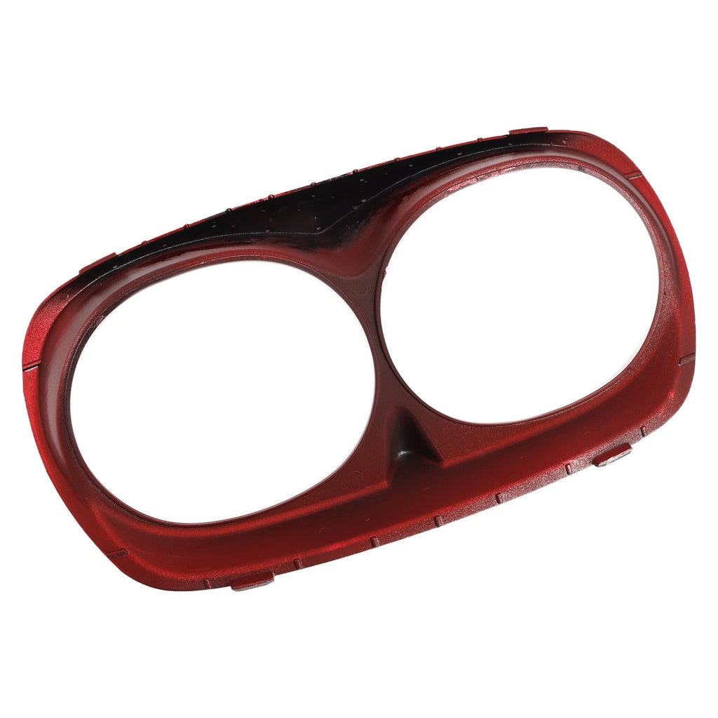 Dual Headlight Trim Bezel Cover for Harley Road Glide (1998–2013) Red