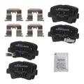 Set of 4 Rear Ceramic Brake Pads for Kia Forte5/Optima (2014–2018) D1544