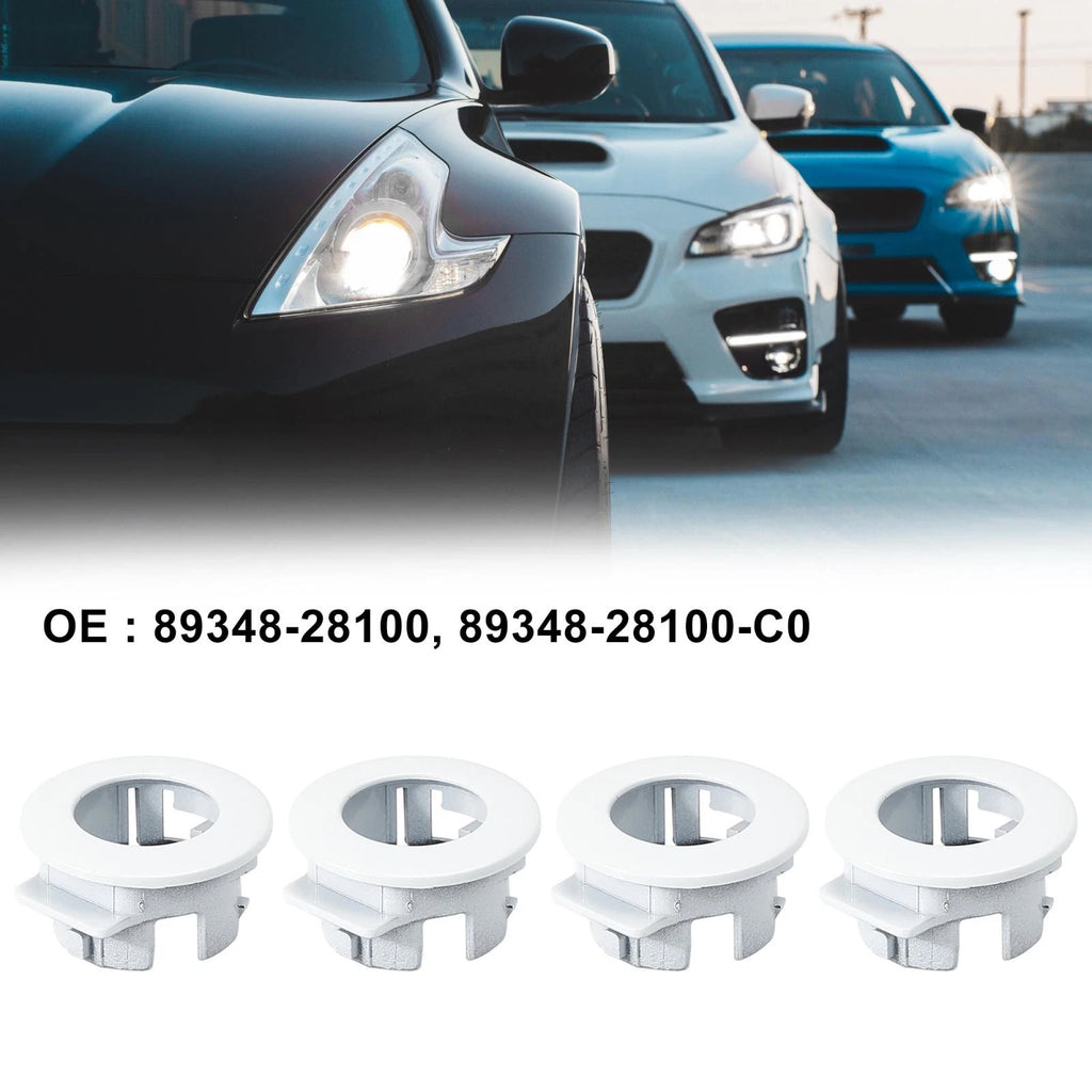Set of 4 PDC Parking Sensor Retainers for Toyota (89348-28100)