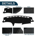 Dashboard Cover Mat for Subaru Forester SH (2007–2012) Black