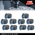 Set of 100 Zirconia Flap Discs 4-1/2" x 7/8" 40 Grit