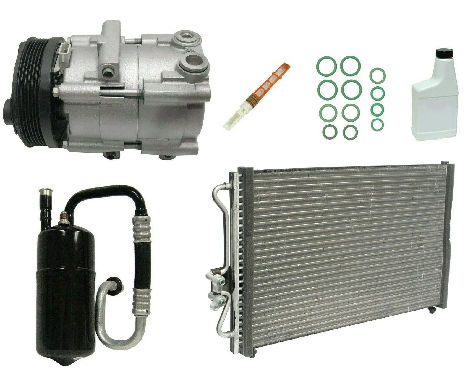 AC Compressor Kit With Condenser for Toyota HiLux (2005–2015)