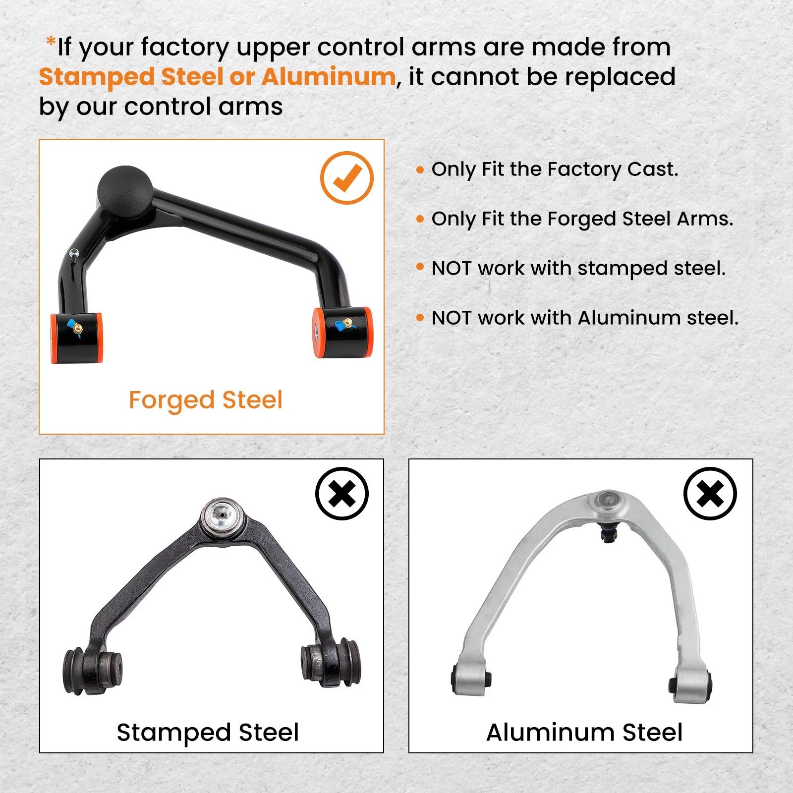 3" Lift Kit with Control Arms for Sierra 1500 (2007–2014)