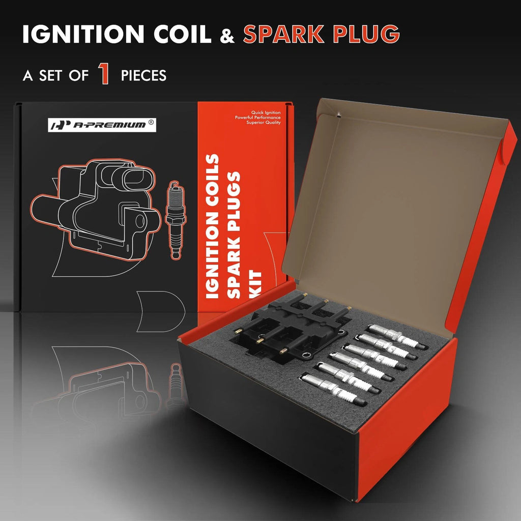 Ignition Coil & Iridium Spark Plugs for Jeep Wrangler (2007-2011)