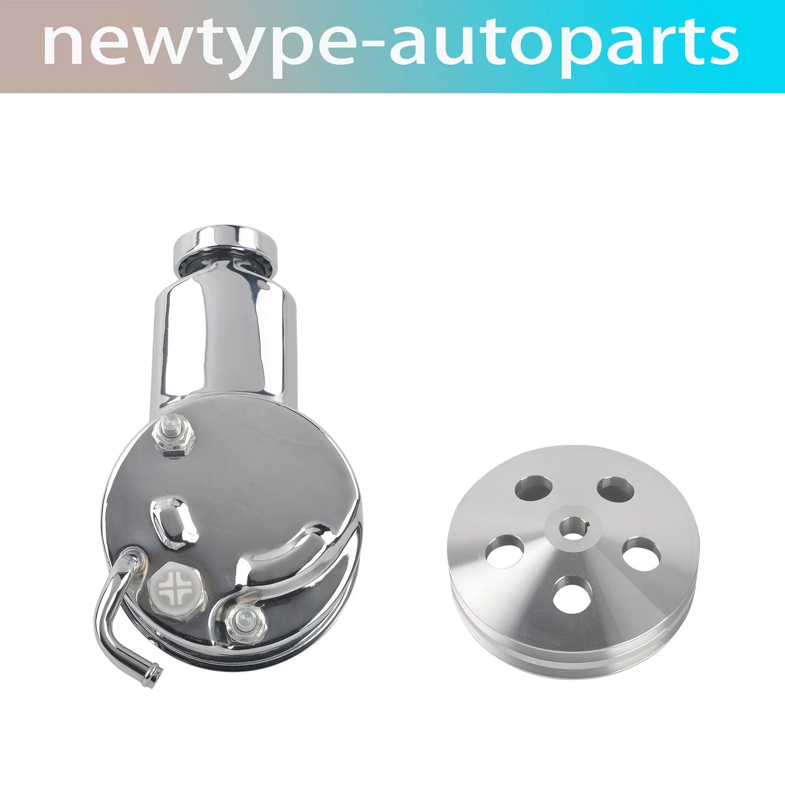 Saginaw Power Steering Pump Bracket & Pulley Kit for Chevy (350, 400, 305)