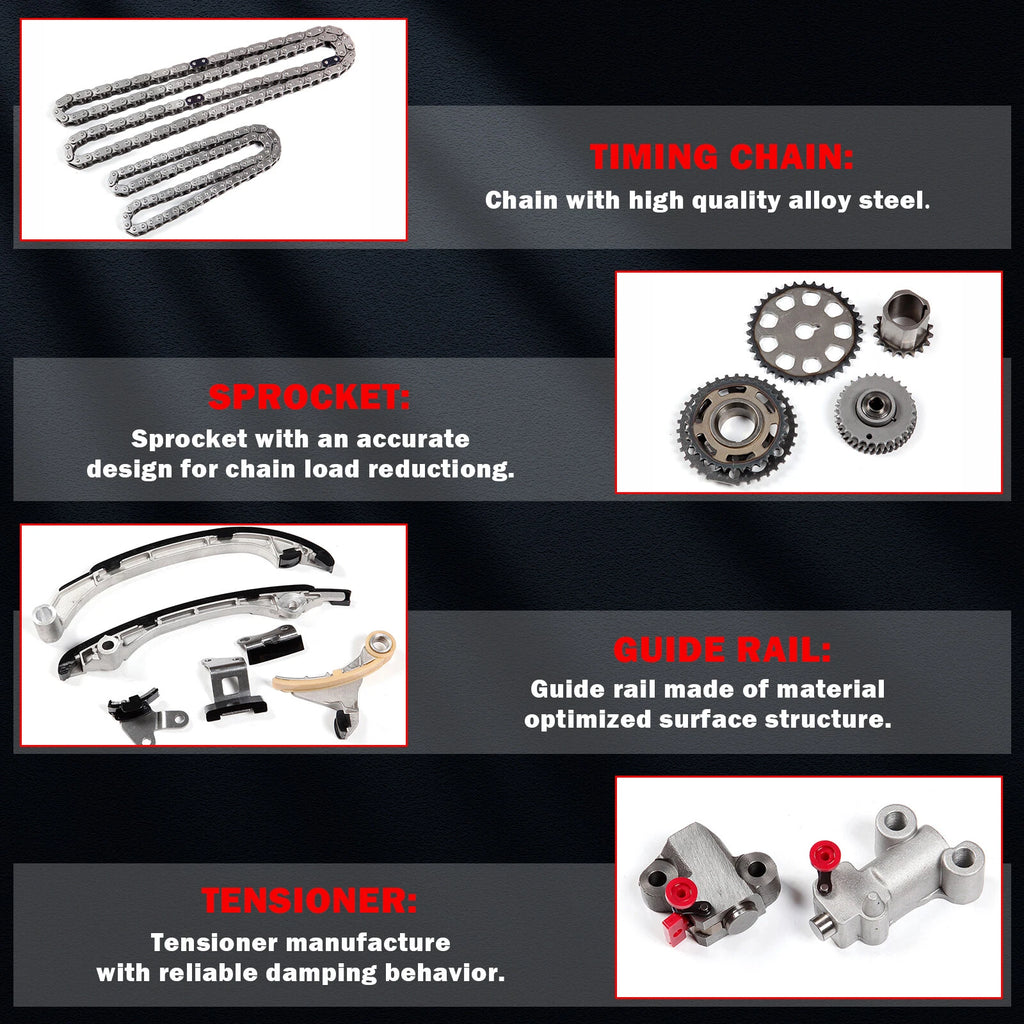 Timing Chain Kit for Toyota Tacoma (2005-2015) 2.7L