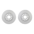 Set of 2 Bosch QuietCast Front Disc Brake Rotors for A3 Beetle e-Golf Jetta