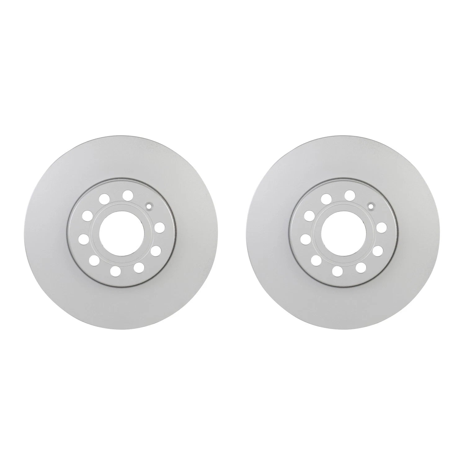 Set of 2 Bosch QuietCast Front Disc Brake Rotors for A3 Beetle e-Golf Jetta