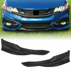 Front Bumper Spoiler Splitter Lip for Honda Civic Coupe (2014–2015) HFP-Style 2pc