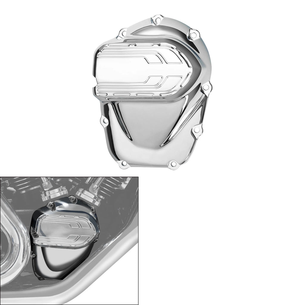 Side Cam Cover for Harley M8 Touring Street Road Glide (2017–Present) Chrome
