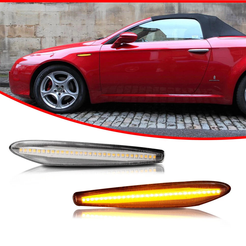 Sequential LED Side Marker Lights for Alfa Romeo 159 Boera Spider (2005–2011)