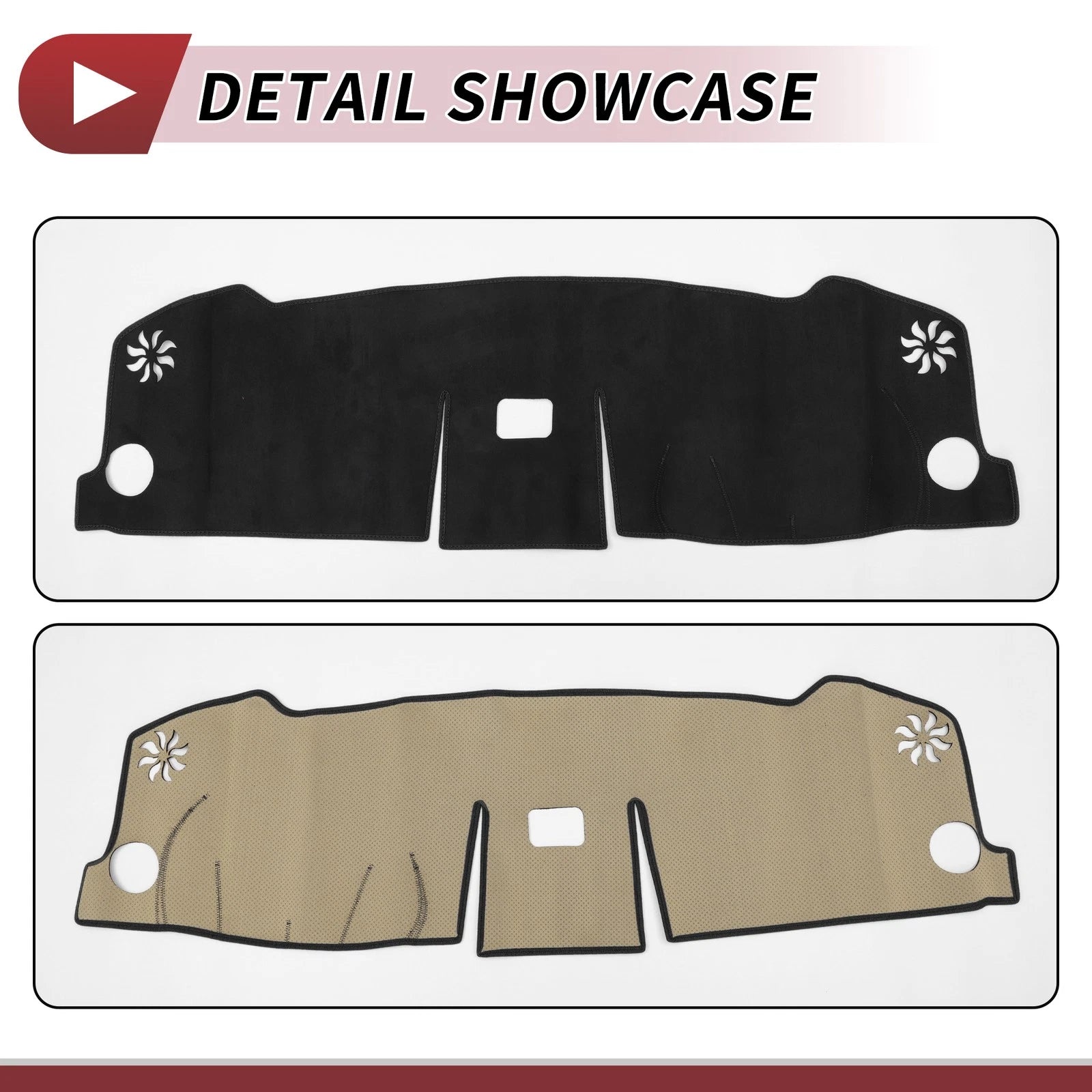Dashboard Cover Mat for Honda VEZEL RV Series (2021–2024) Black Sun Protector