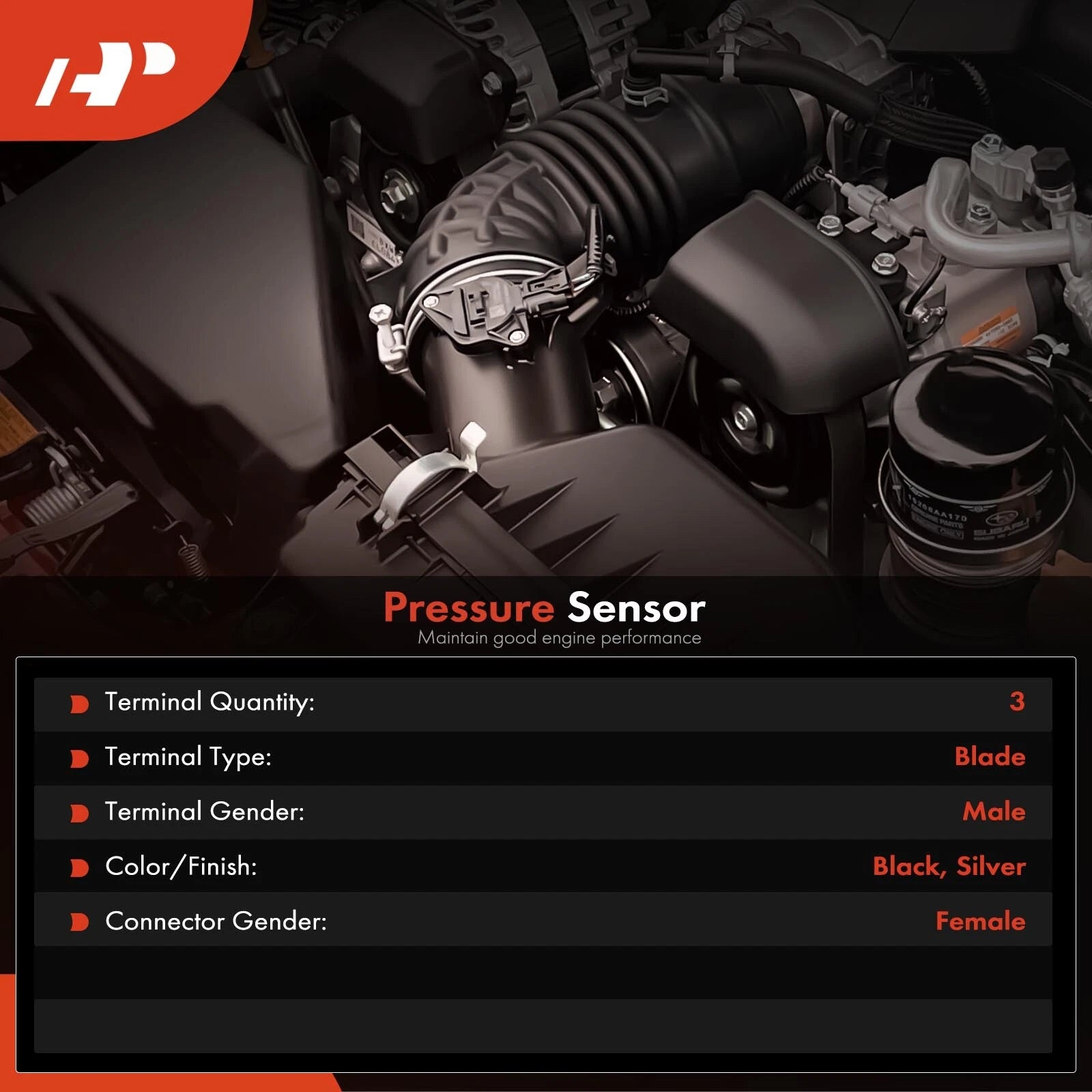 A/C Compressor Pressure Sensor Switch for BMW 330i (2001-2006)