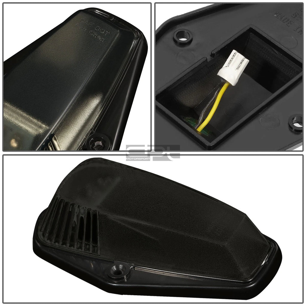 5Pcs Smoked Blue LED Cab Roof Running Lights for F-Series Pickup (1980–1996)