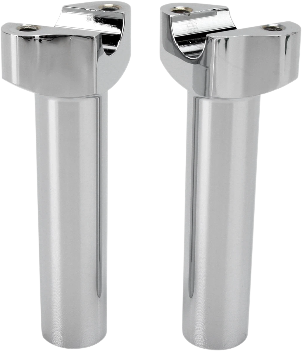 5.5" Chrome Handlebar Risers for Drag Specialties (Fitment Not Specified)