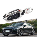 Key Fob Case Shell Cover for Audi A3 A6 A7 A8 Q7 Q8 S6 S7 S8 e-tron (Silver)
