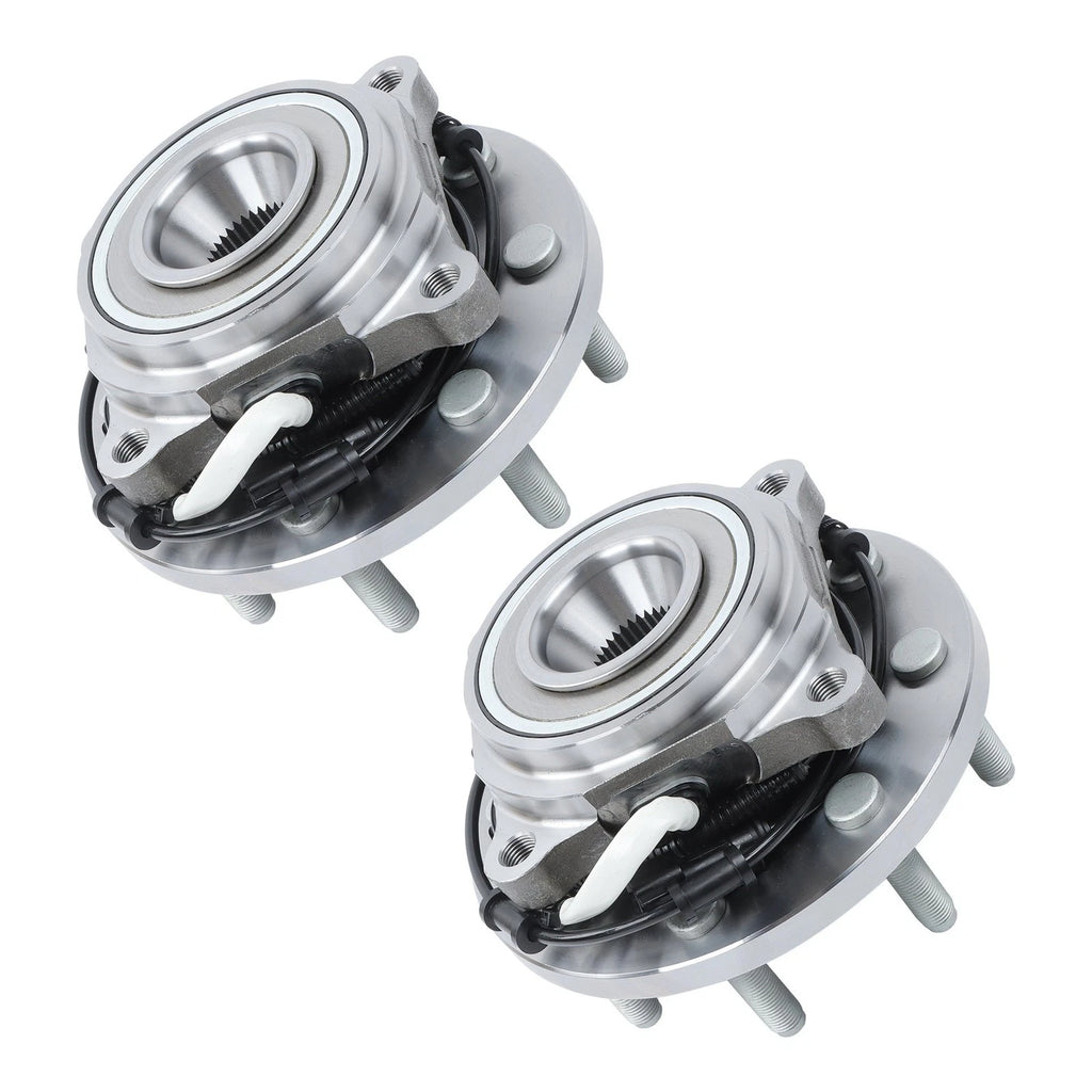Pair of Front Wheel Bearings & Hubs for RAM 2500 3500 (2014â2018)