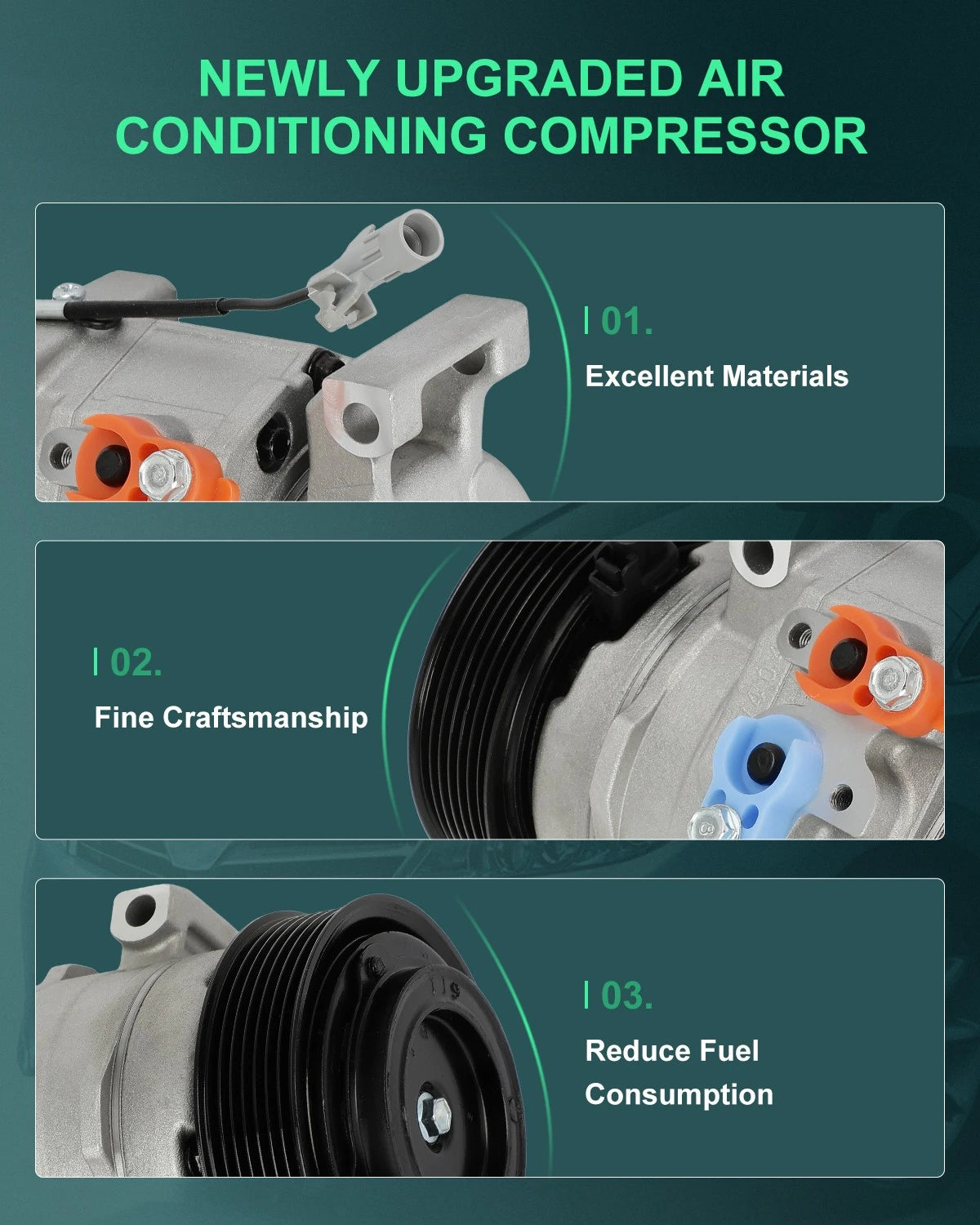 A/C Compressor for Scion tC Base 2.4L (2007–2010)